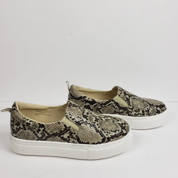 Women’s BAMBOO SNAKE PRINT FASHION  SNEAKER SIZE 8 - Picture 1 of 9
